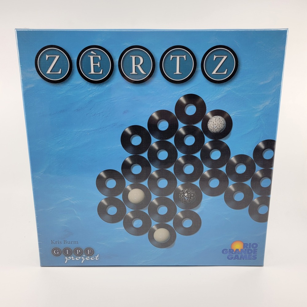 ZERTZ BOARD GAME KRIS BURM GIPF PROJECT RIO GRANDE GAMES ZERTS NEW SEALED